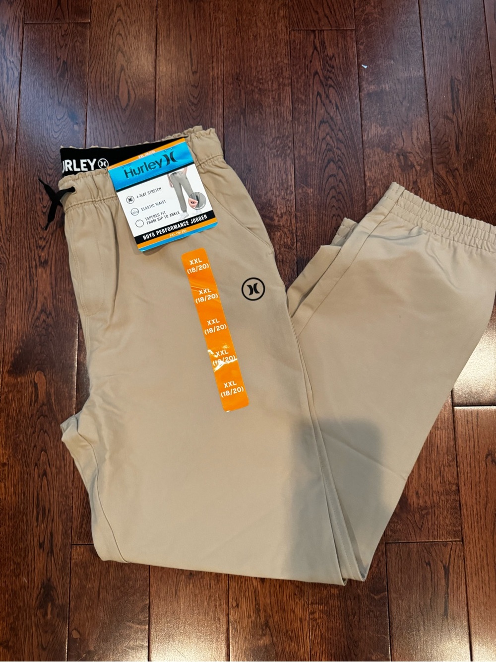 Hurley Men's Khaki Performance Joggers